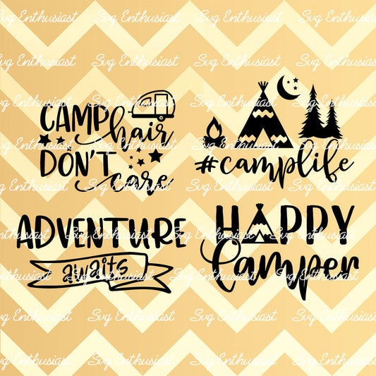 Camper bundle SVG PNG DXF