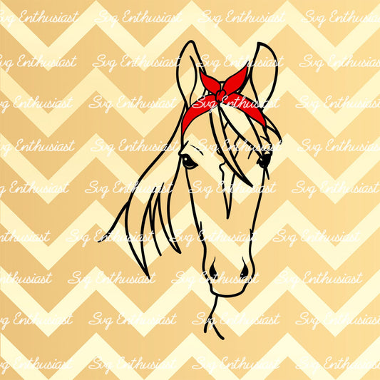 Horse SVG PNG DXF