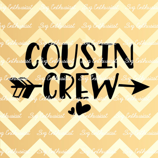 Cousin crew SVG PNG DXF