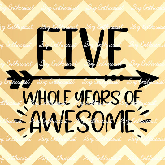 Five whole years of awesome SVG PNG DXF