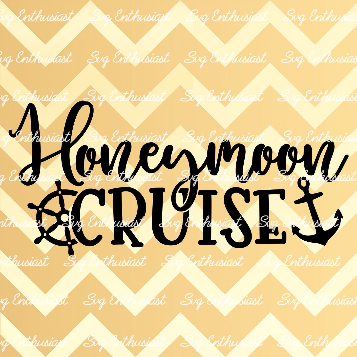 Honeymoon Cruise SVG PNG DXF