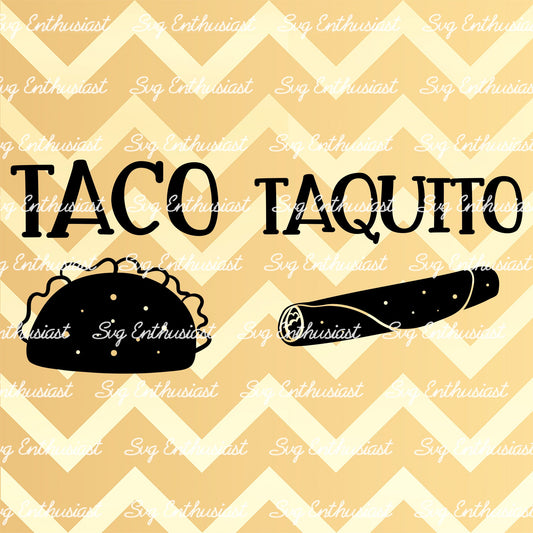 Taco - Taquito SVG PNG DXF