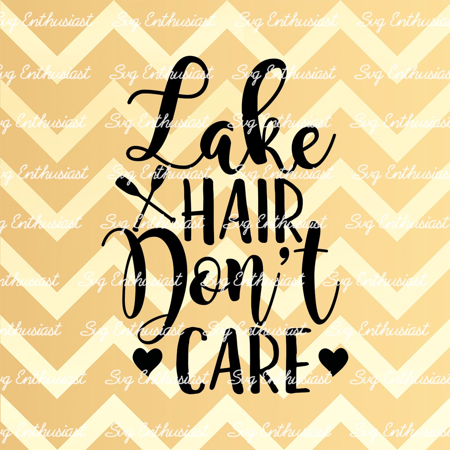 Lake hair don't care SVG PNG DXF