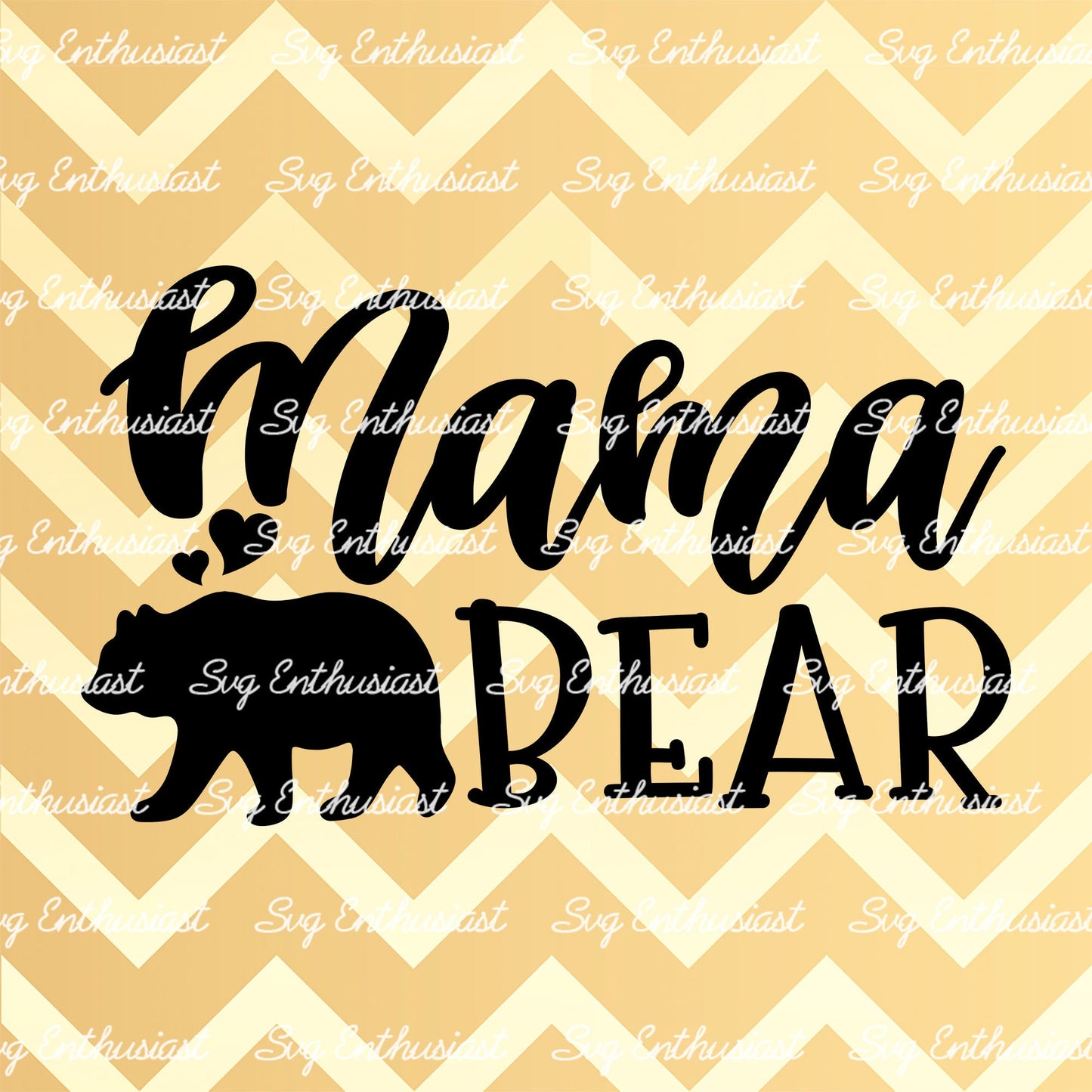 Mama bear SVG PNG DXF