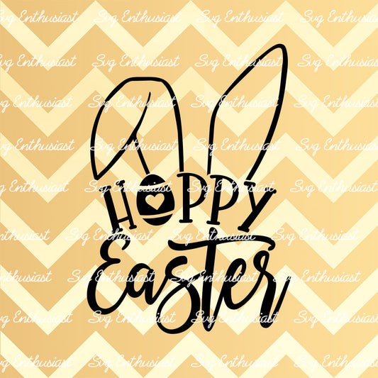 Hoppy Easter SVG PNG DXF