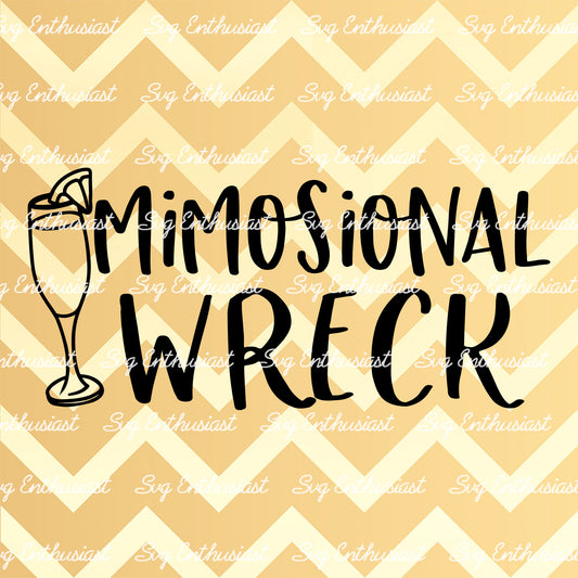 Mimosional Wreck SVG PNG DXF