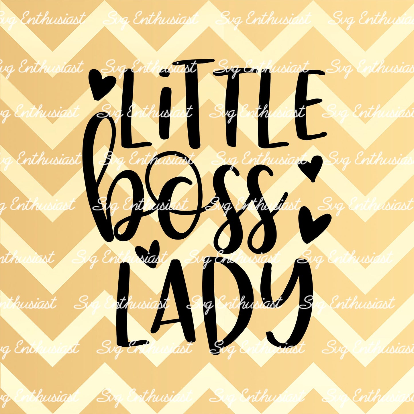 Little boss lady SVG PNG DXF