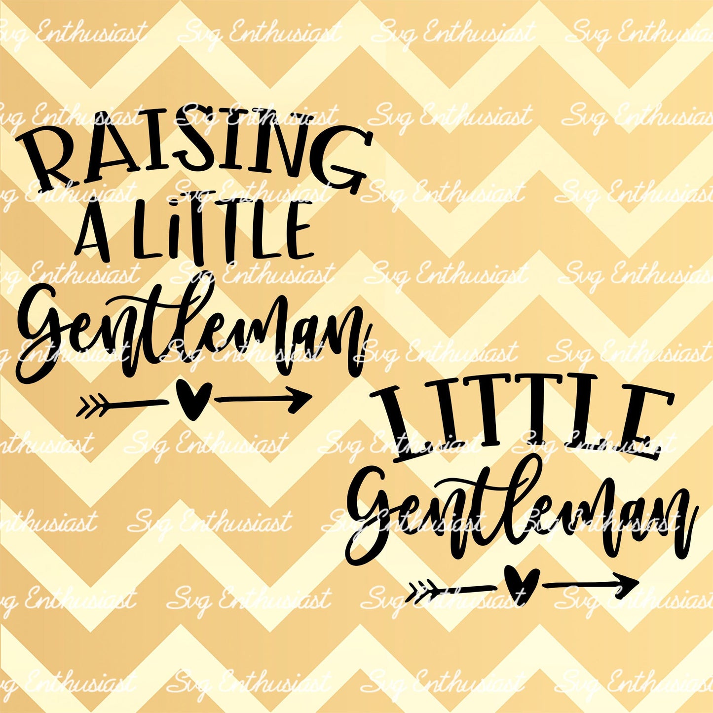 Raising a little gentleman SVG PNG DXF