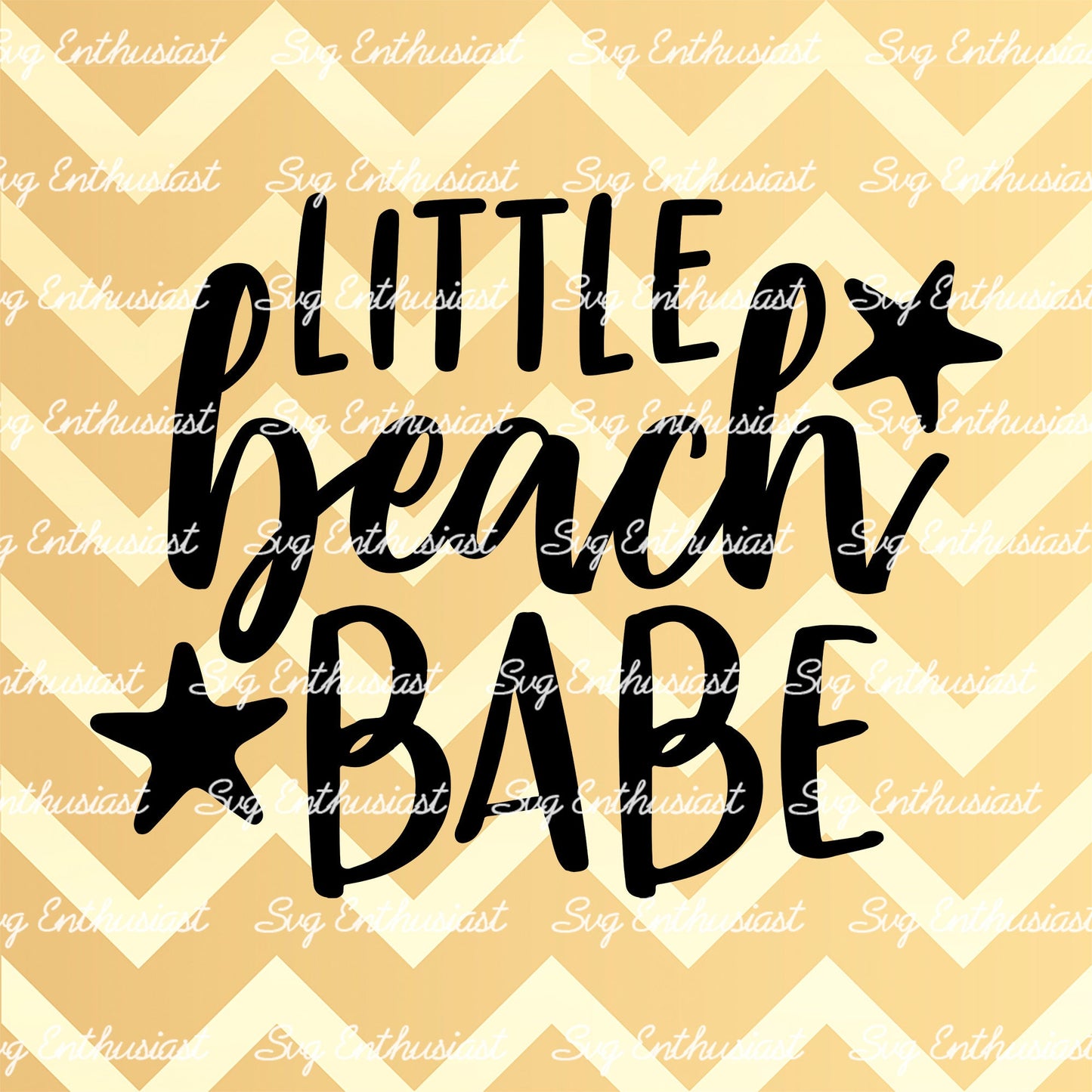 Little beach babe SVG PNG DXF