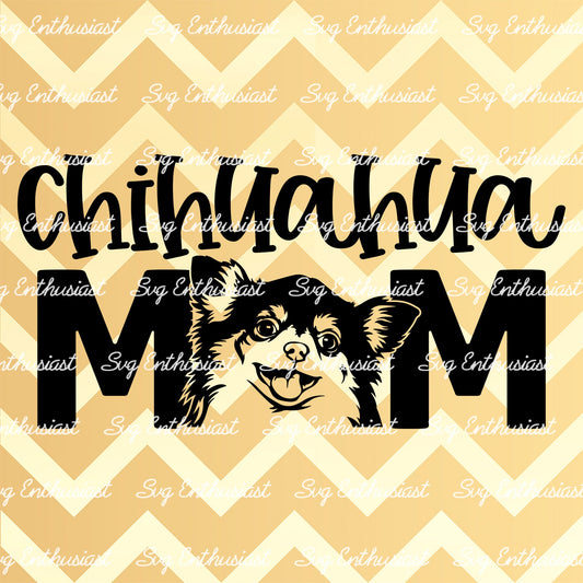 Chihuahua Mom SVG PNG DXF