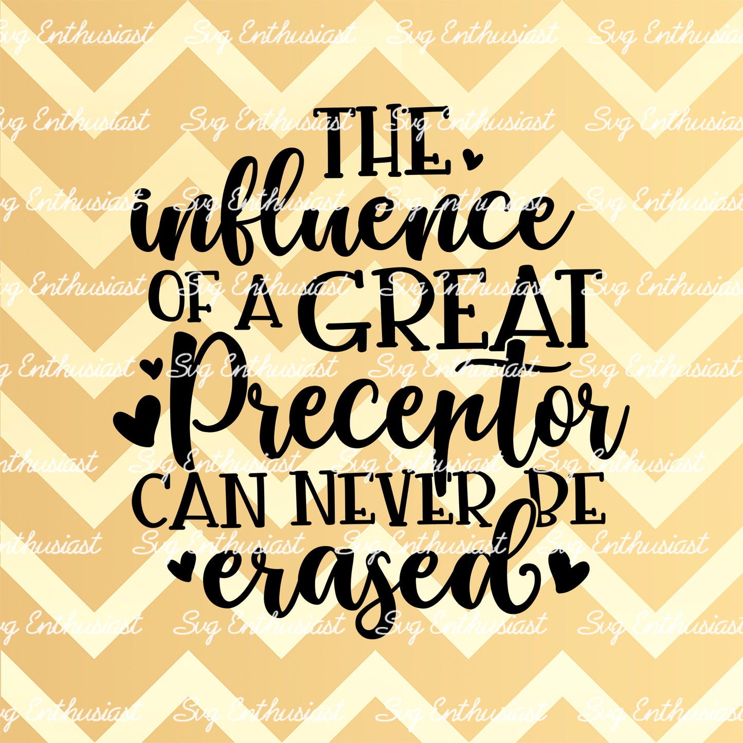 The influence of a great preceptor can never be erased SVG PNG DXF