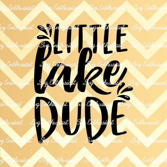 Little lake dude SVG PNG DXF