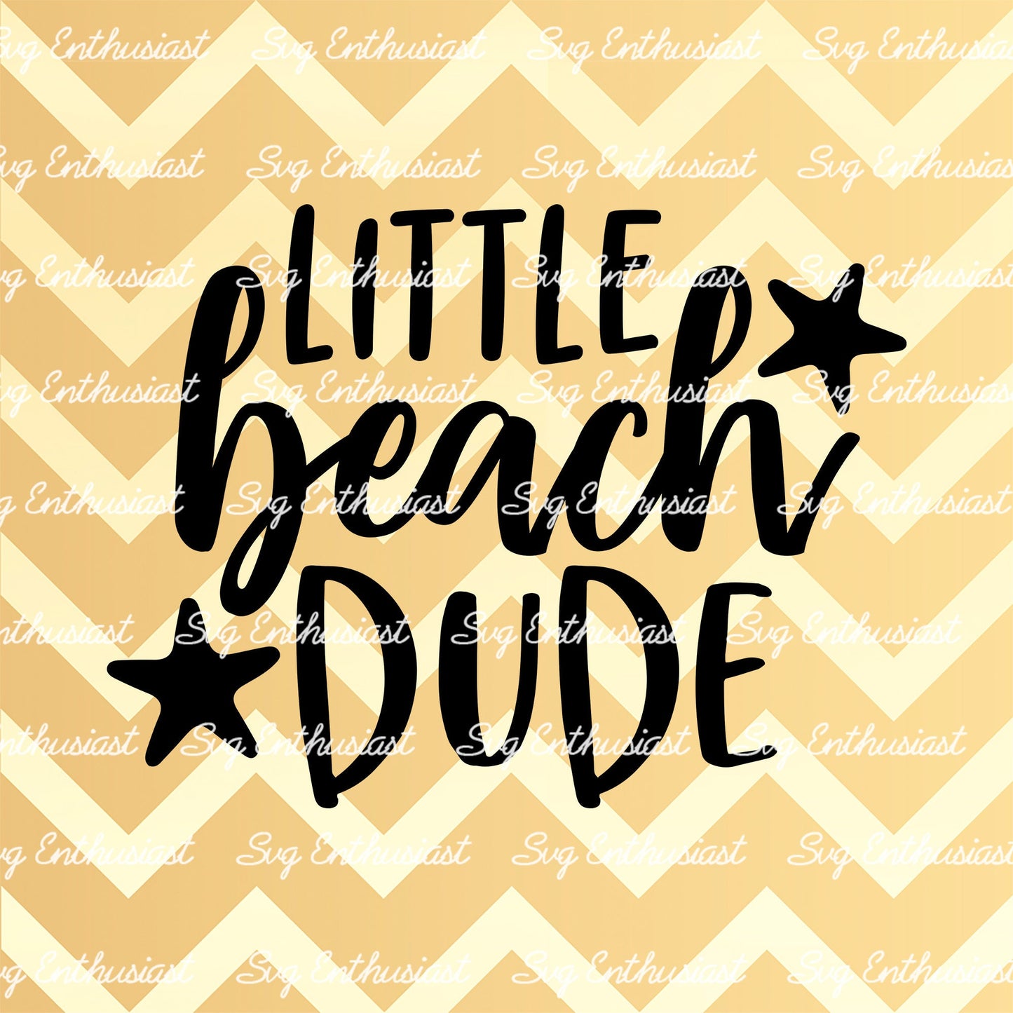 Little beach Dude SVG PNG DXF