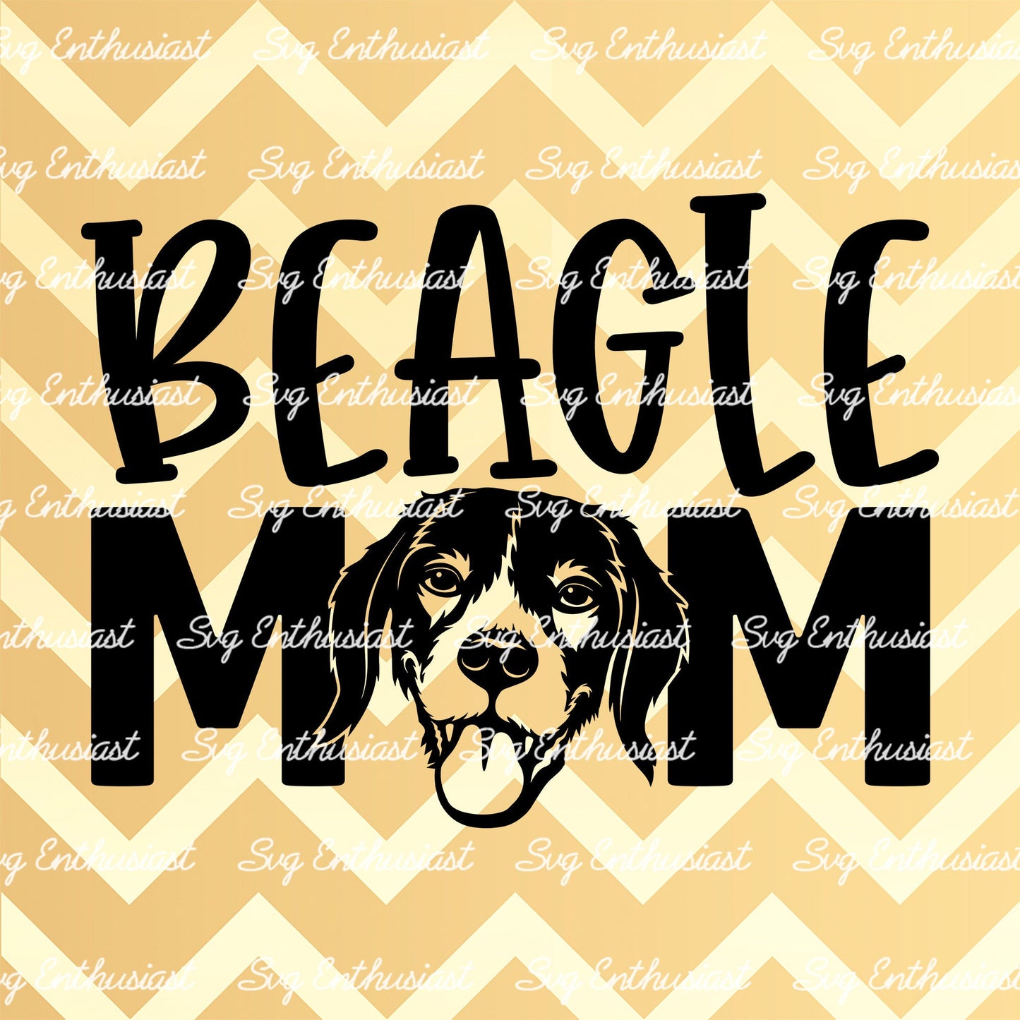 Beagle Mom SVG PNG DXF