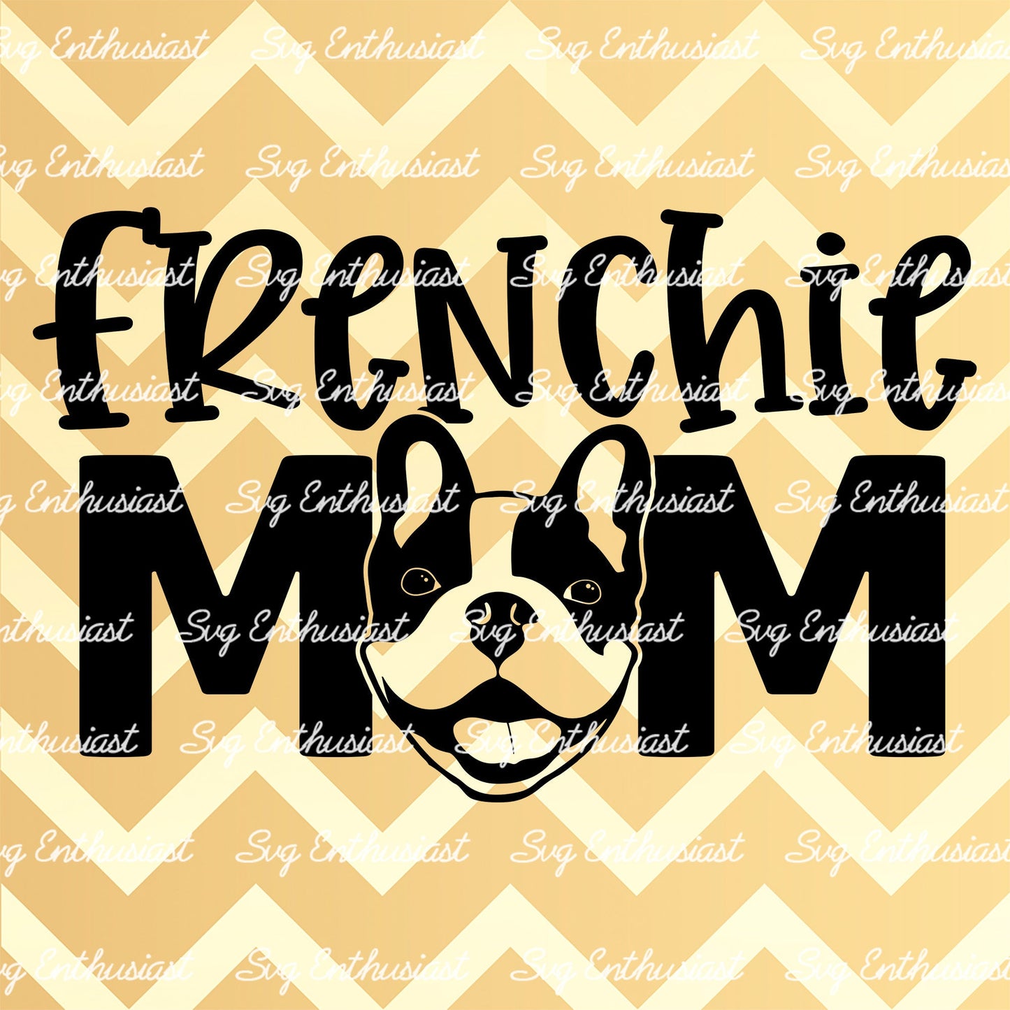 Frenchie Mom SVG PNG DXF