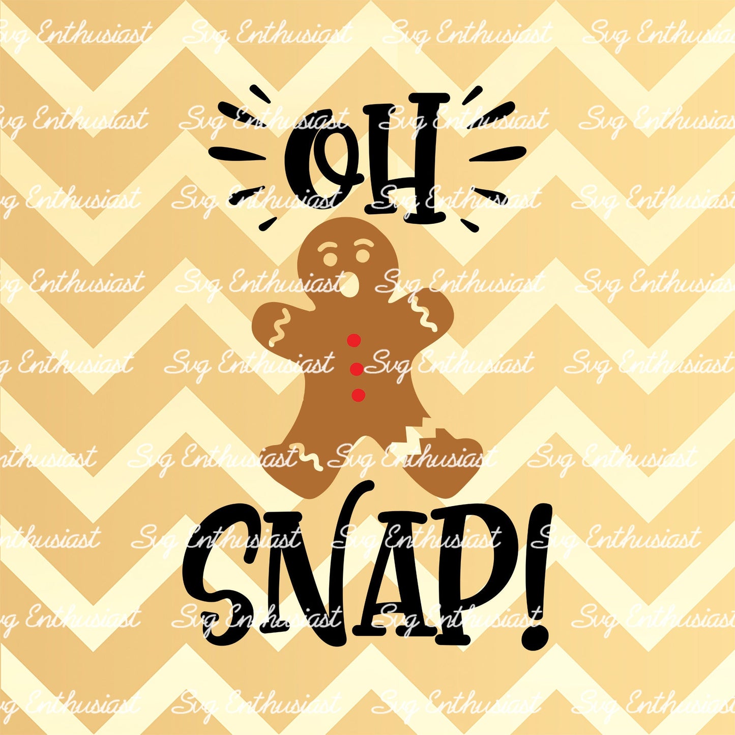 Oh snap SVG PNG DXF