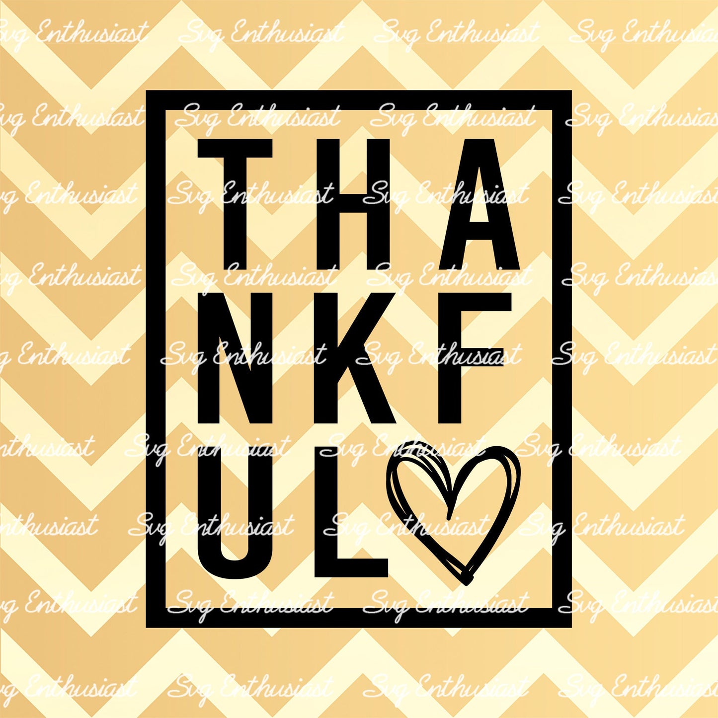 Thankful SVG PNG DXF