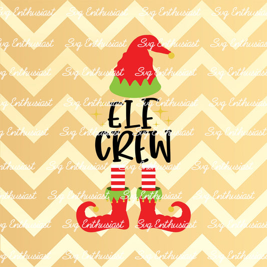 Elf Crew SVG PNG DXF