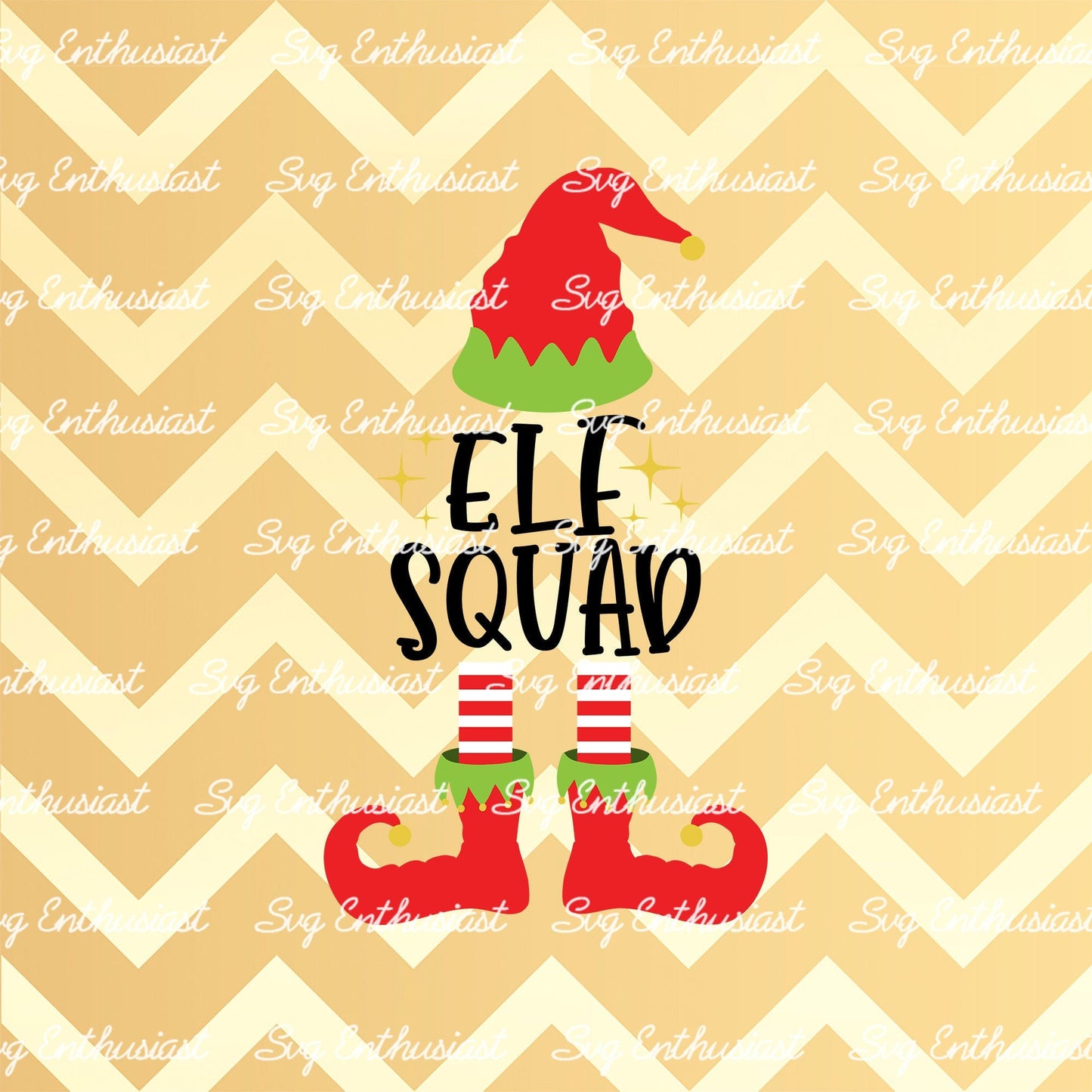 Elf Squad SVG PNG DXF