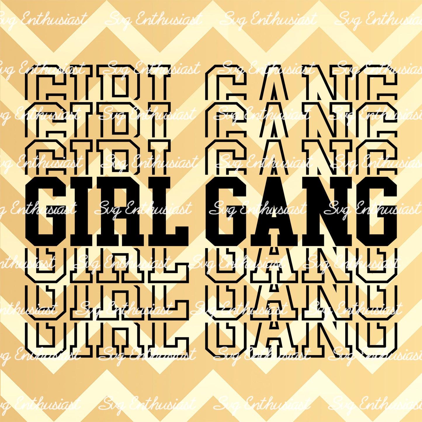 Girl gang SVG PNG DXF