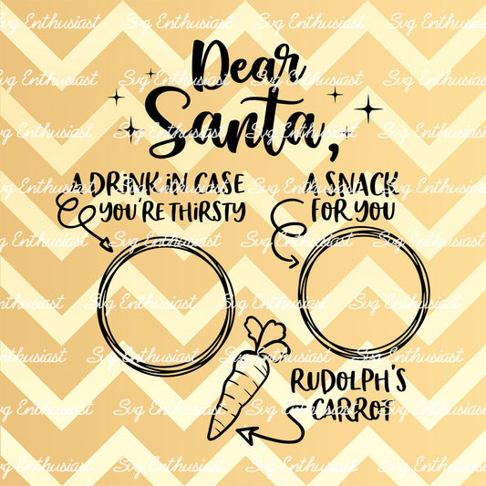 Cookie for Santa tray SVG PNG DXF