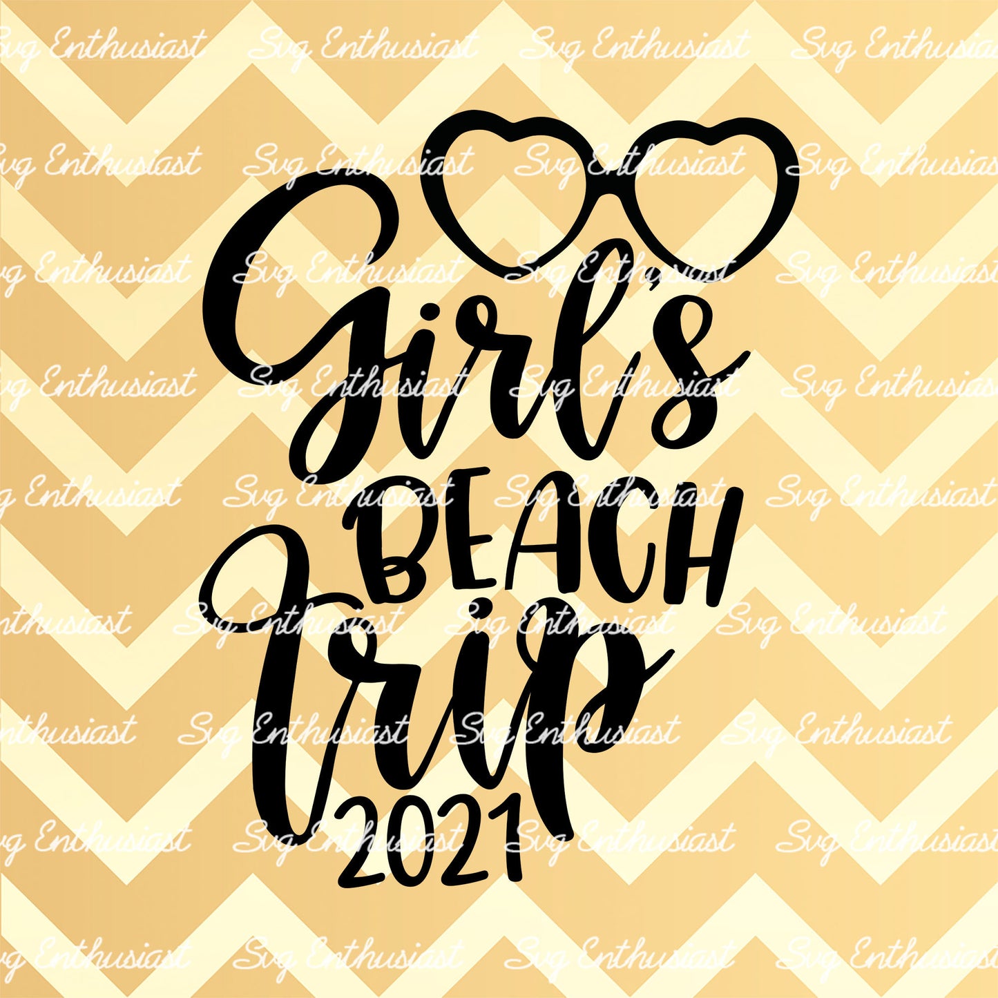 Girls beach Trip 2021 SVG PNG DXF