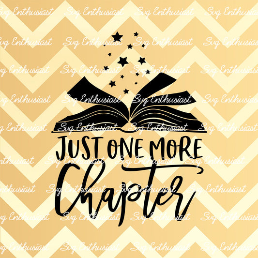 Just one more chapter SVG PNG DXF