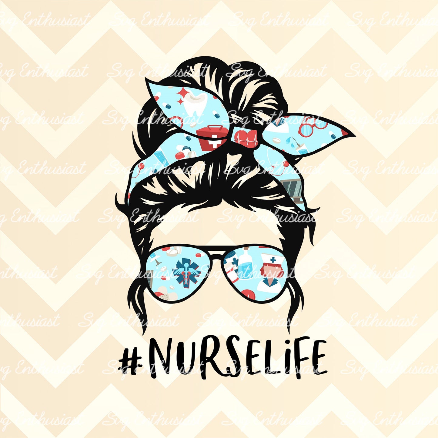 Nurse life PNG sublimation