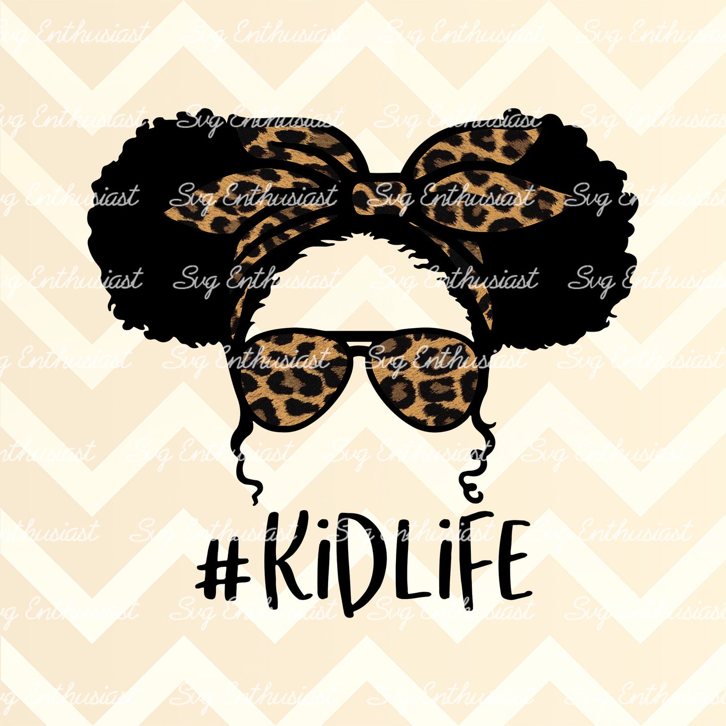 Kid life african american PNG sublimation