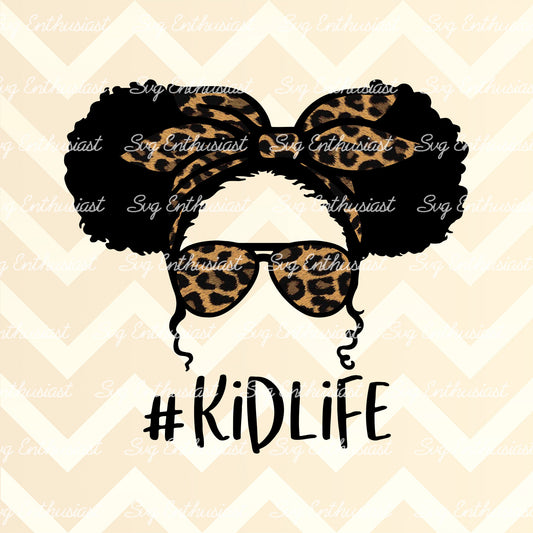 Kid life african american PNG sublimation