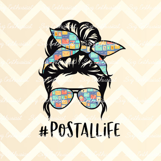 Postal life - Postal worker PNG sublimation