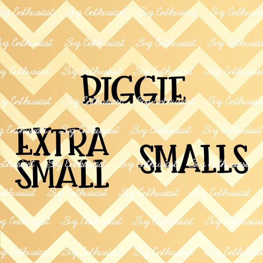 Biggie - Smalls - Extra small SVG PNG DXF