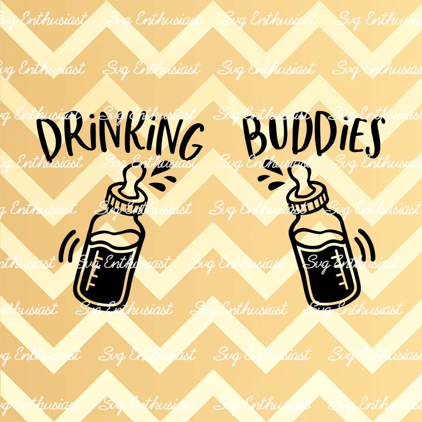 Drinking buddies SVG PNG DXF