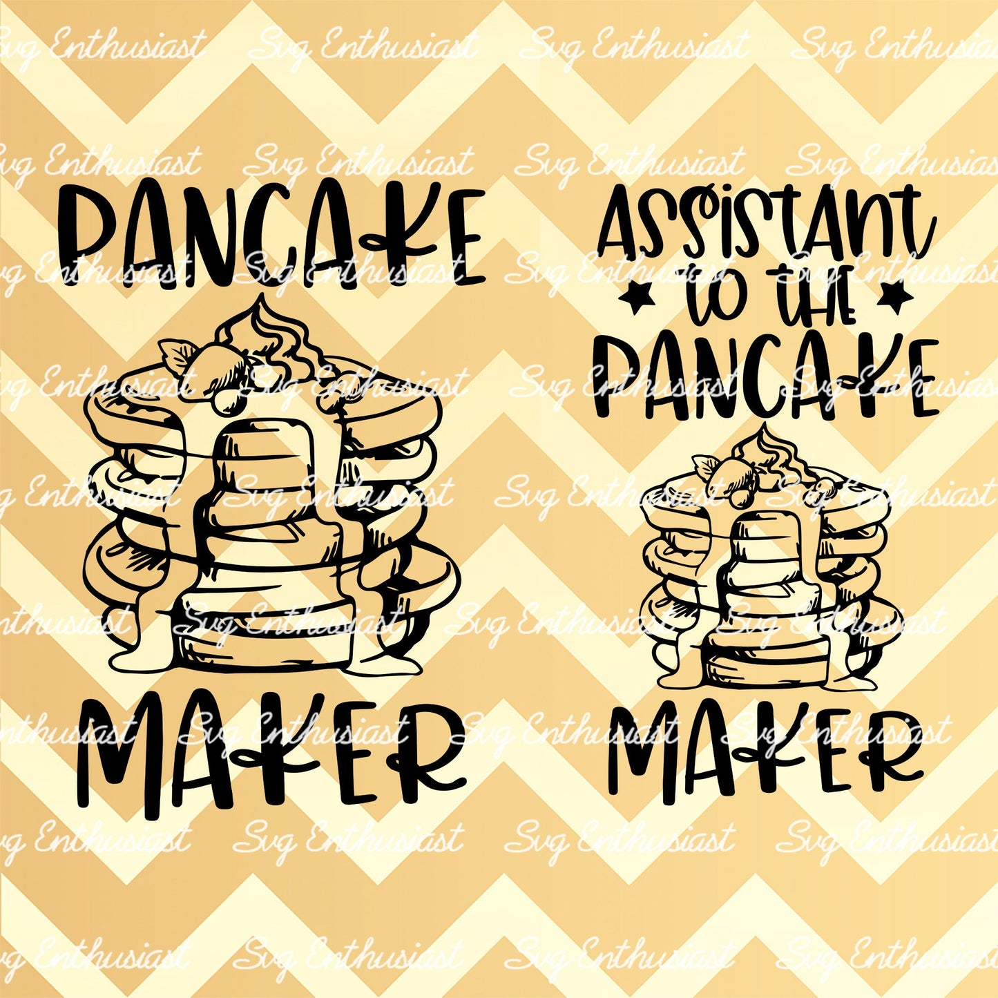 Pancake maker - Assistant to the pancake maker SVG PNG DXF