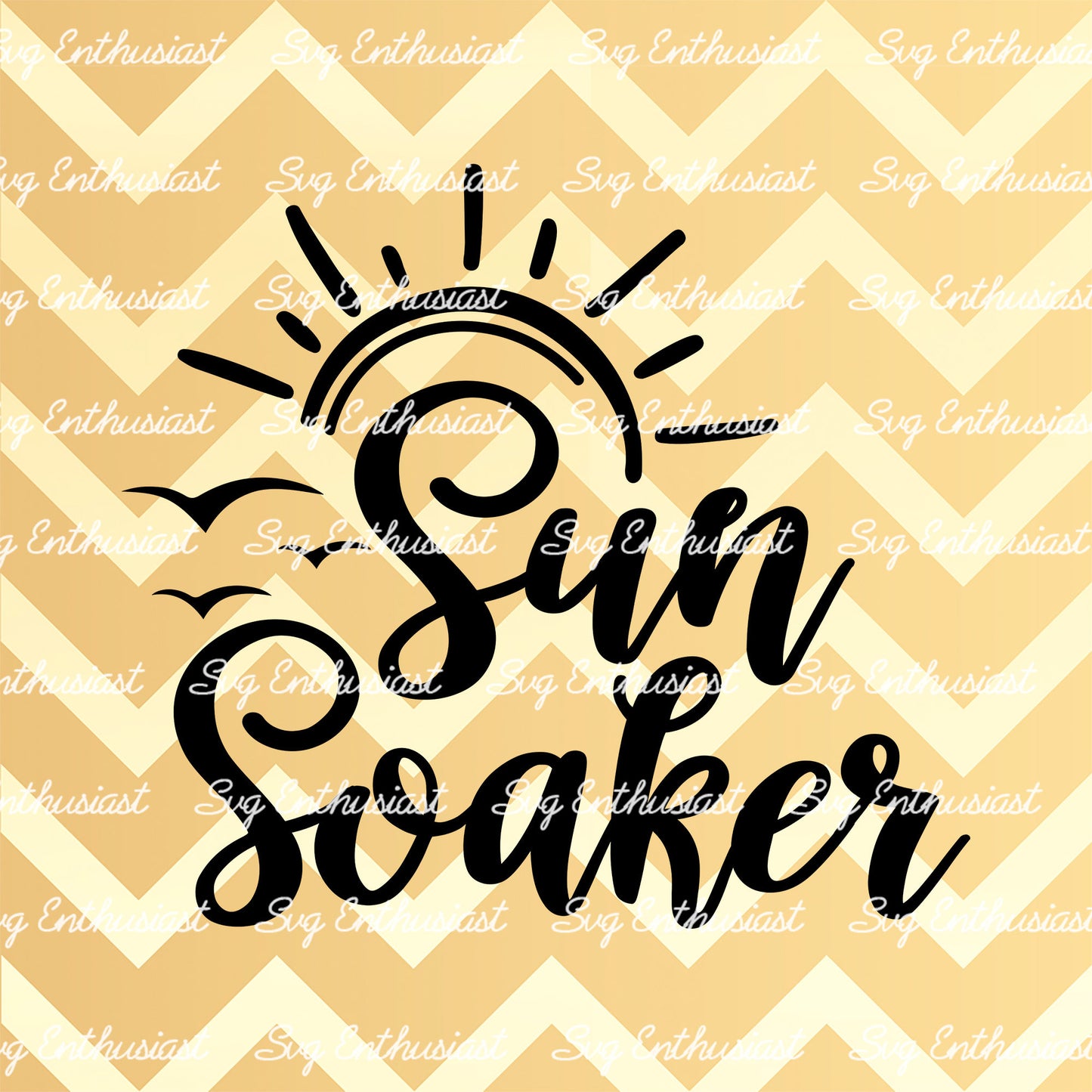 Sun soaker SVG PNG DXF