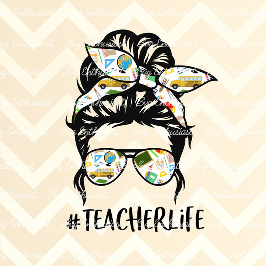 Teacher life PNG sublimation