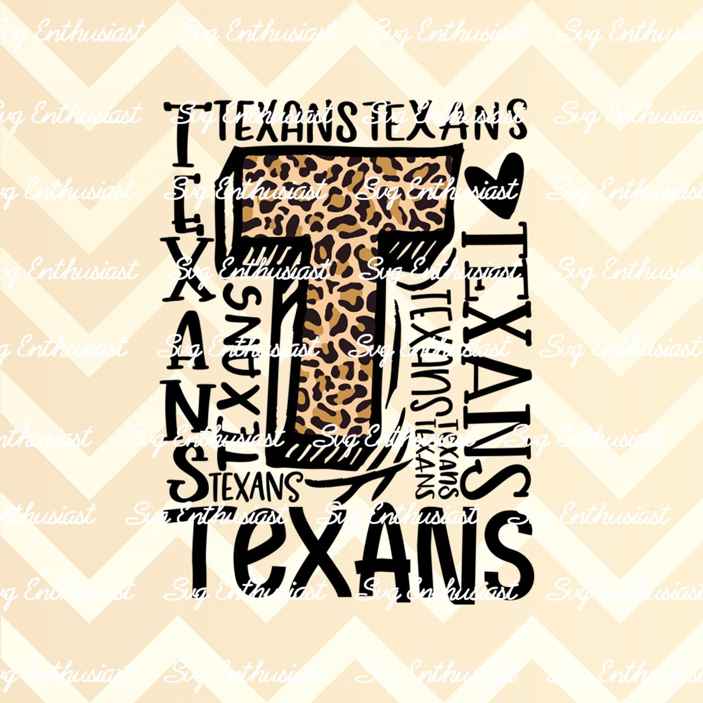 Texans Typography PNG sublimation