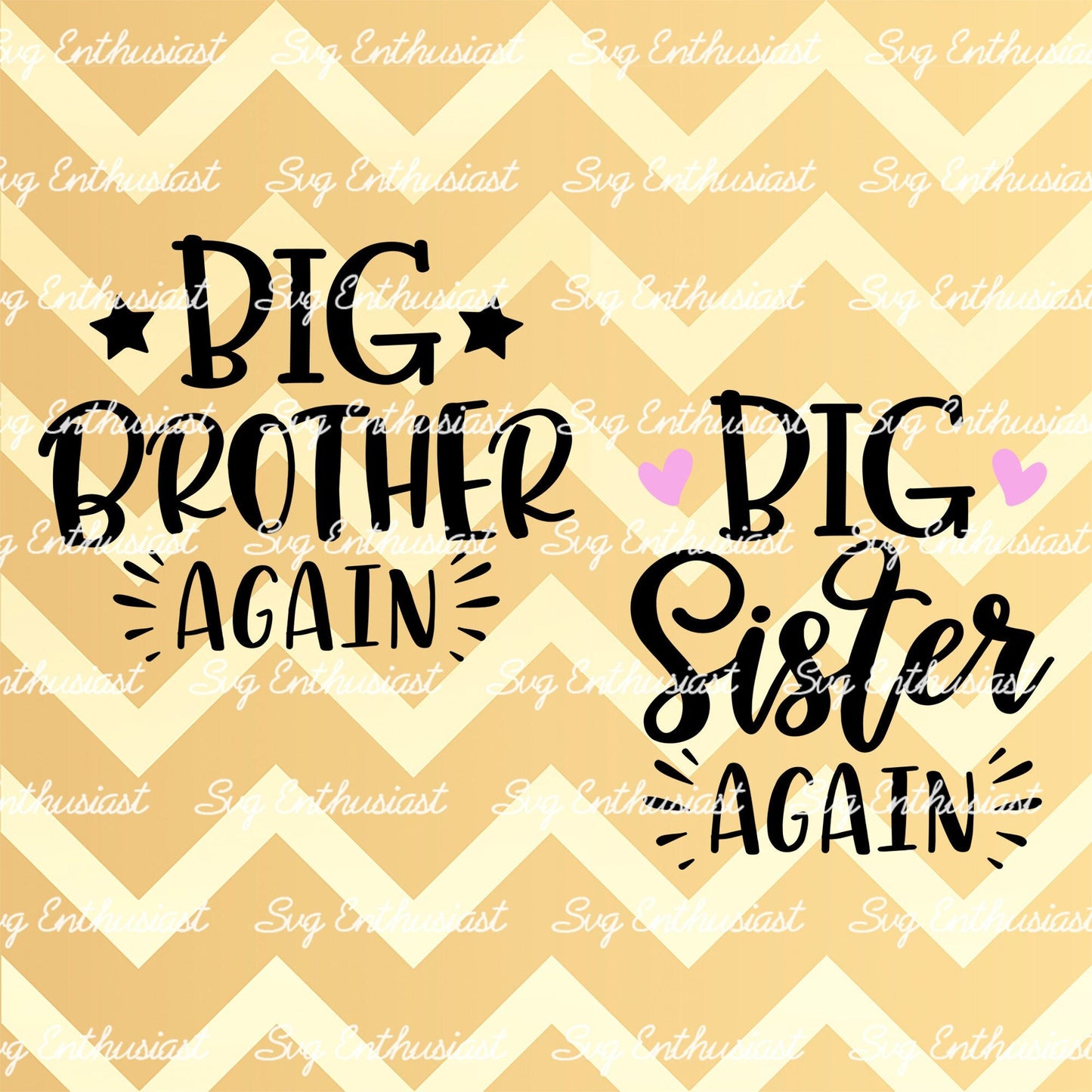 Big Brother again - Big Sister again SVG PNG DXF