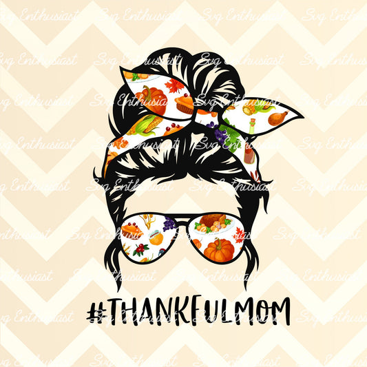 Thankful mom PNG sublimation