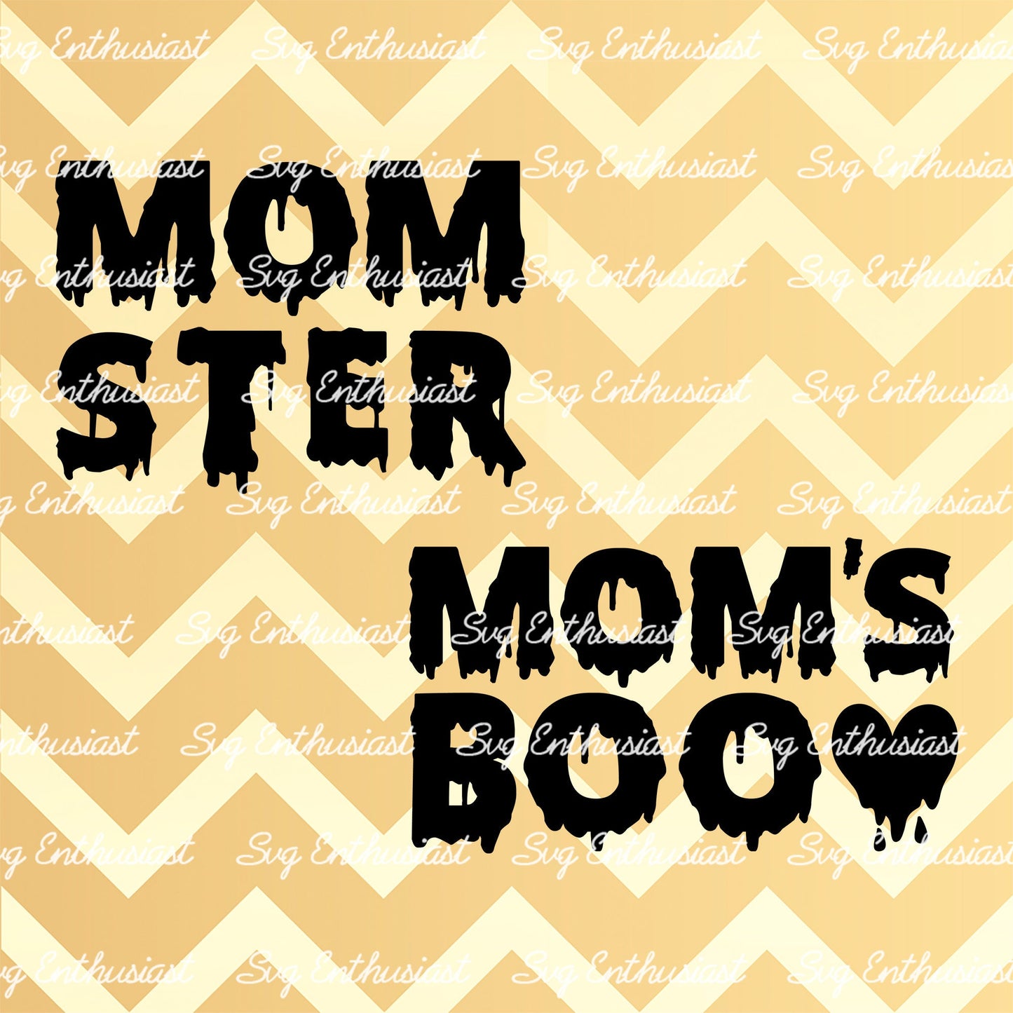 Momster - Mom's boo SVG PNG DXF