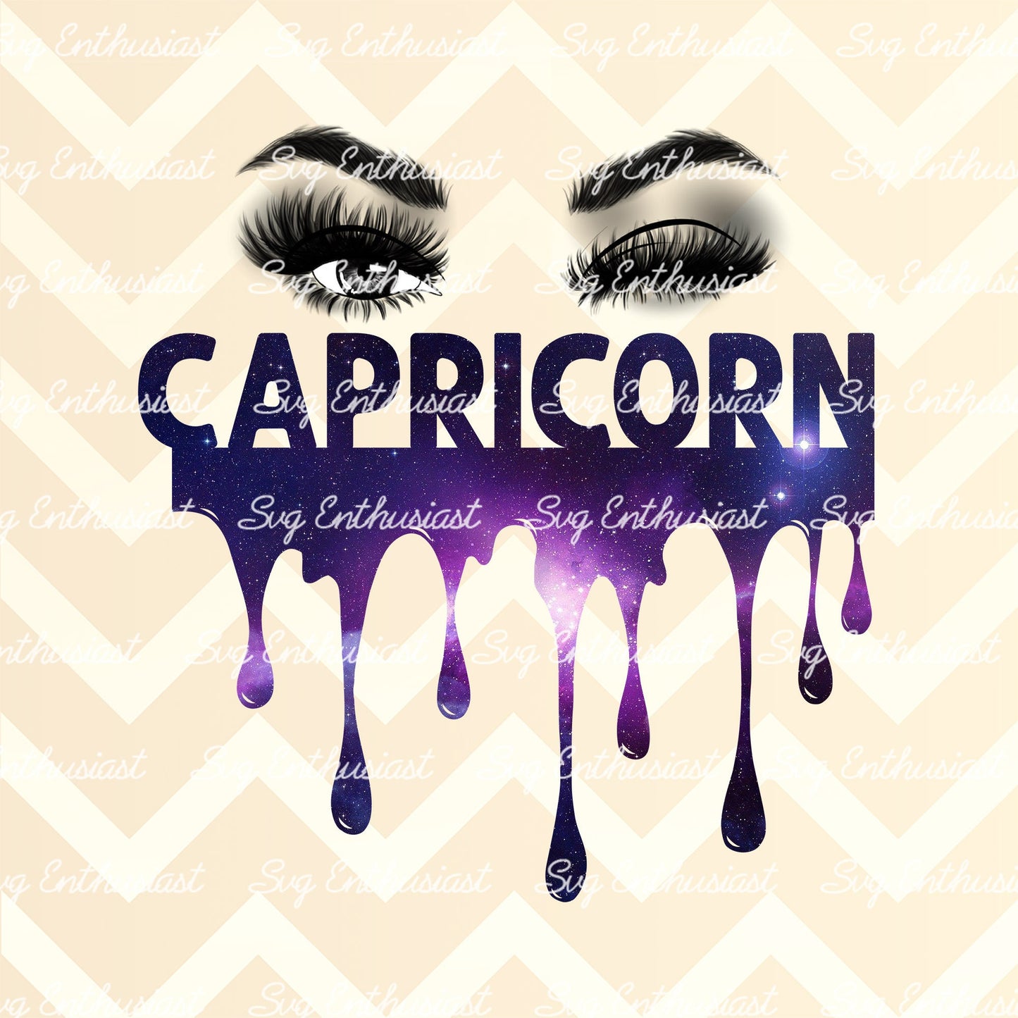 Capricorn drip PNG sublimation