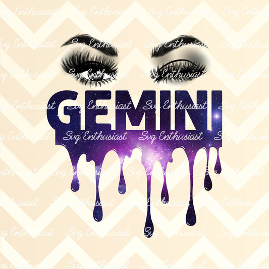 Gemini drip PNG sublimation