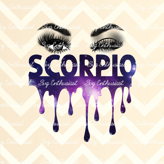 Scorpio drip PNG sublimation