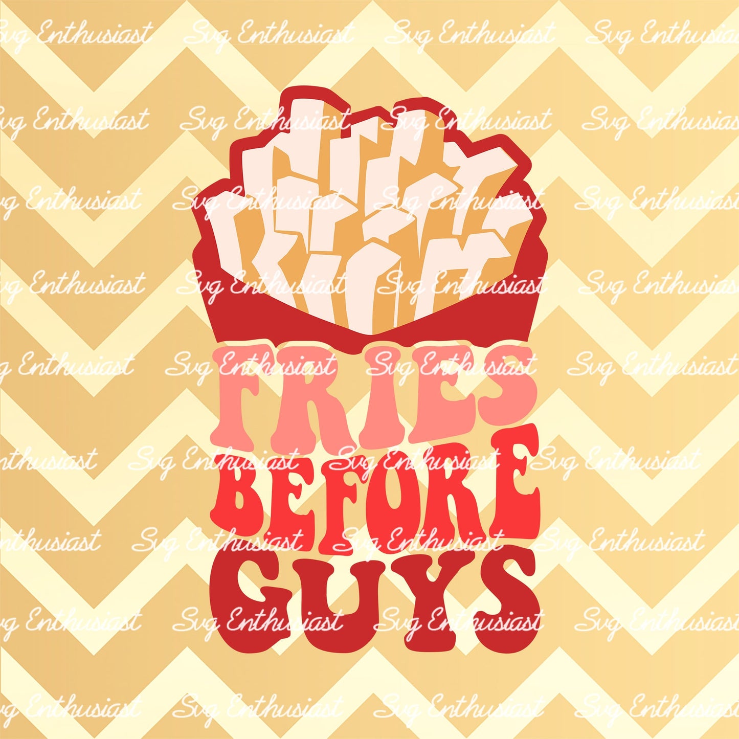 Fries before guys SVG PNG DXF