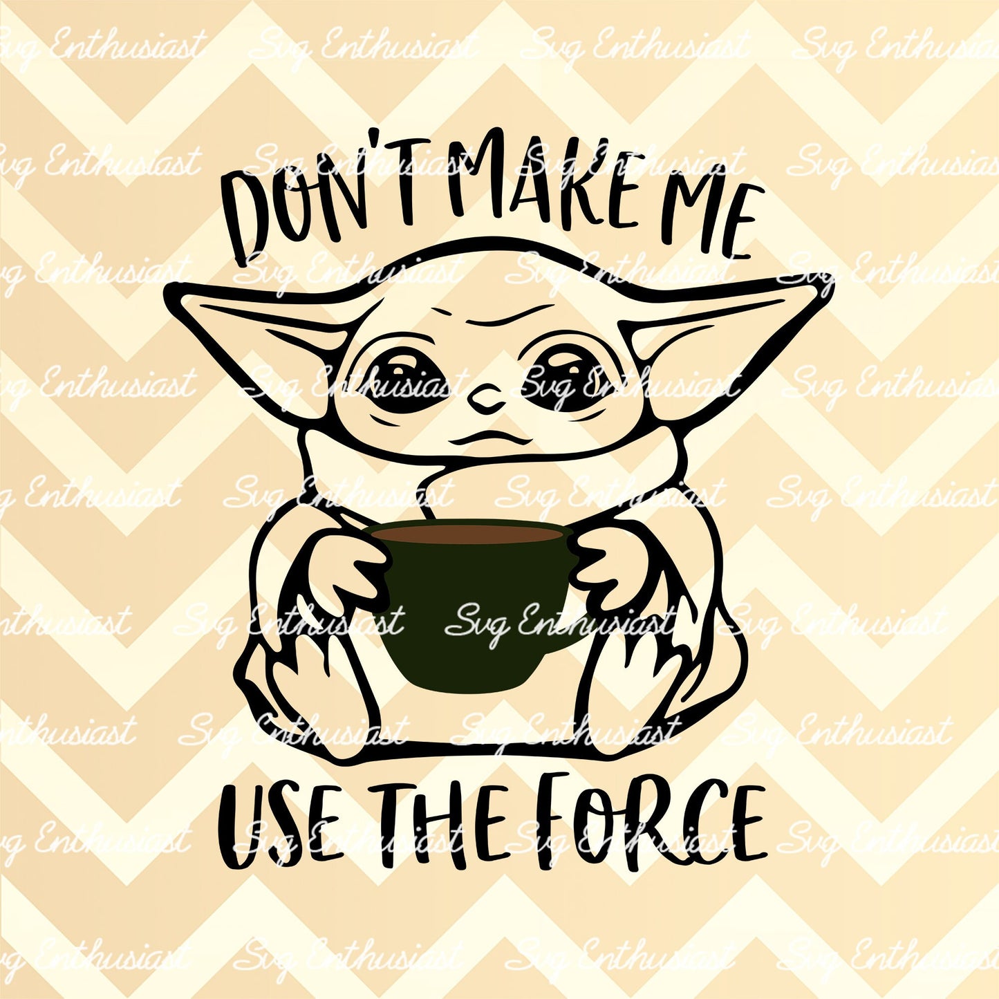 Don't make me use the force SVG PNG DXF