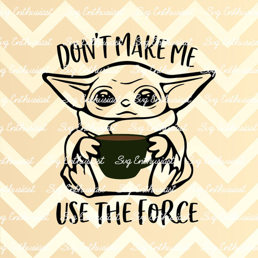 Don't make me use the force SVG PNG DXF