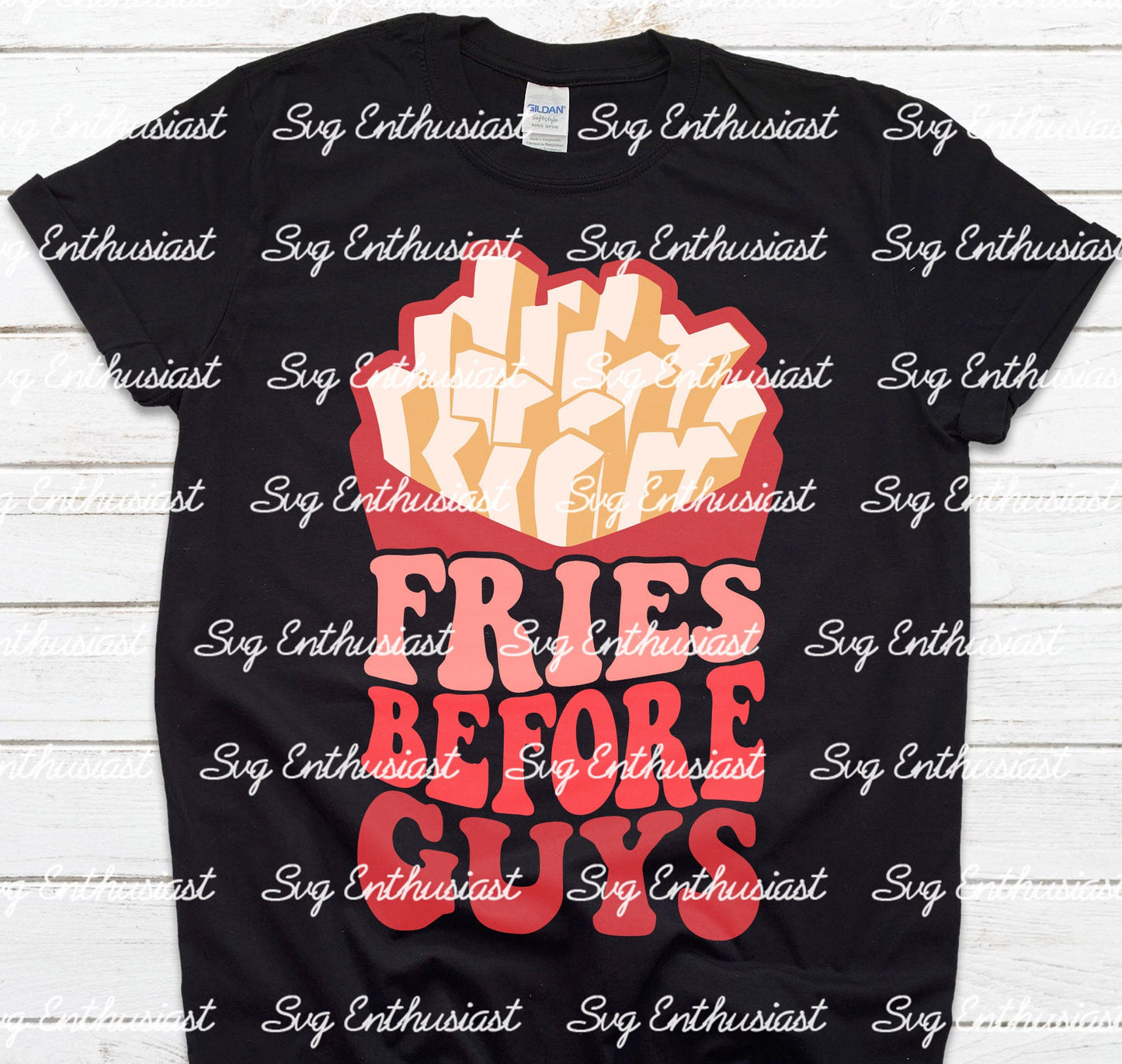 Fries before guys SVG PNG DXF