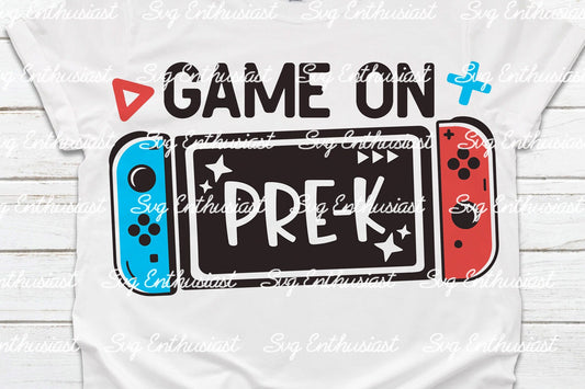 Game on Pre-K SVG PNG DXF