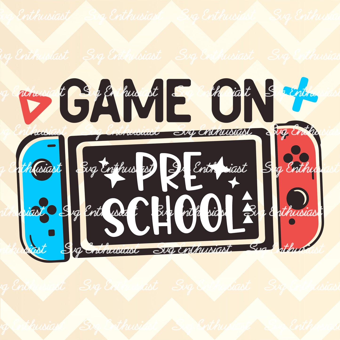 Game on Preschool SVG PNG DXF