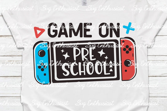 Game on Preschool SVG PNG DXF